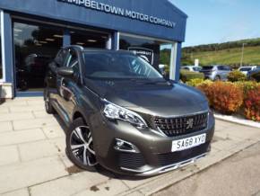 2018 (68) Peugeot 3008 at CAMPBELTOWN MOTOR COMPANY Campbeltown