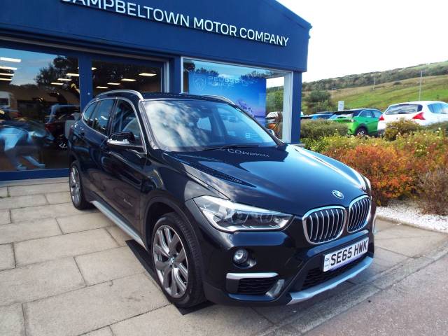 BMW X1 2.0 xDrive 20d xLine 5dr Step Auto Estate Diesel Black